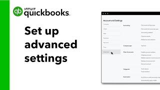 How to set up your advanced settings in QuickBooks Online [upl. by Rodrich]