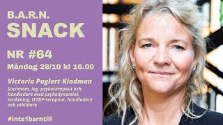 BARNsnack nr 64 med Victoria Paglert Kindman [upl. by Akinor]