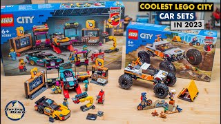 Best LEGO City car sets of 2023  60389 Custom Car Garage amp 60387 4x4 OffRoader Adventures [upl. by Adniroc634]