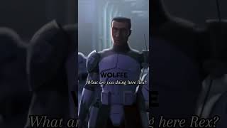 Rex and Wolffe meet for the first time after Order 66  starwars edit clonetrooper captainrex [upl. by Guidotti]