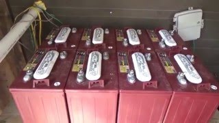 Putting Trojan T105 Batteries In My Off Grid Tiny Home [upl. by Osnerol]