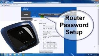 How to Setup a Linksys Wireless Router with a WiFi Password  Its Easy [upl. by Icyak435]