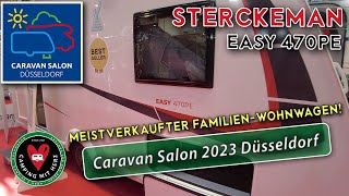 STERCKEMAN Easy 470PE  meistverkaufter Familien Wohnwagen Sterckeman  Caravan Salon 2023  Camping [upl. by Assirk]