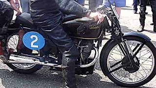 1939 Velocette 350 factory TT race bike [upl. by Bealle637]