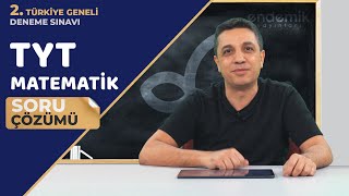 Endemik Yayınları 20232024 2 TG Deneme Sınavı TYT  Matematik Video Çözümlü Cevap Anahtarı [upl. by Ysteb]