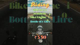 20W40 4T Synthetic Bike Engine Oil API SM Bottle of 1 Litre baik rider [upl. by Sylado]