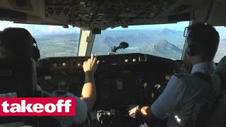 Condor Boeing 767 FrankfurtMauritius CockpitFlug mit Audiokommentar vom Flugkapitän [upl. by Tiebold238]