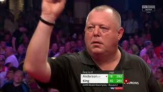 Mervyn King Stuns Anderson 2019 Betfred World Matchplay [upl. by Ailedua]