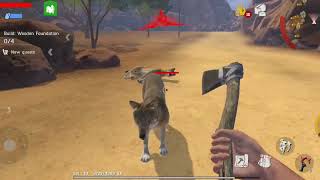 Raft® SurvivalDesert Nomad  SEARCHING Survival ITEMS IN amp fight with HUNTERS  Gameplay [upl. by Anastas353]