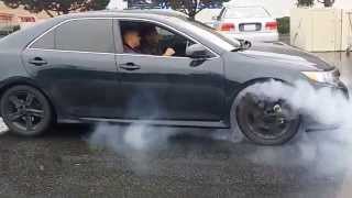 2013 Toyota Camry Burnout [upl. by Arramat]