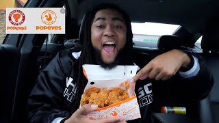 Popeyes 12PC Ghost Pepper Wing Mukbang [upl. by Kentigerma]