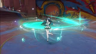 Lanya Gameplay  New liyue character Genshin Impact [upl. by Ecaroh]