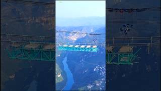 WORLDS MOST UNBELIEVABLE BRIDGE CONSTRUCTION  HUAJIANG CANYON BRIDGE贵州花江峡谷大桥engineering amazing [upl. by Notaes702]