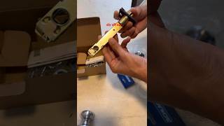 Aluminium Door Lock Installation shorts youtubeshorts woodworking [upl. by Runkel]