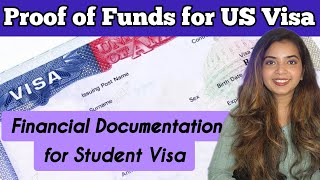 Financial Documents for US Visa  International Students [upl. by Yentirb]