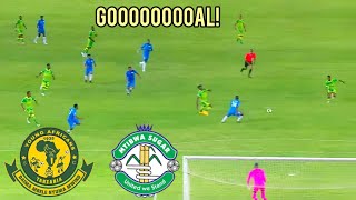 GOAL YANGA SC VS MTIBWA SUGAR LIVE GOOOOOOOOAL [upl. by Anasxor]