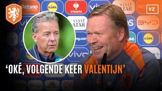 Valentijn Driessen begint met advies aan Ronald Koeman en krijgt direct een toezegging [upl. by Martell681]