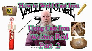 Welding Cast Iron With Cast Iron Welding Rod 2 [upl. by Derag]