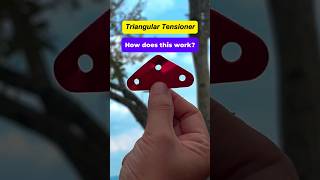 How to use Triangular Tensioner to adjust guyline in seconds campingtips outdoorlife [upl. by Damon795]