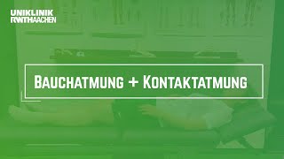 Atemtraining Bauchatmung amp Kontaktatmung [upl. by Lisetta]