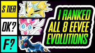 I Ranked ALL 8 Eevee Evolutions  Pokemon  Mr1upz [upl. by Michelsen394]