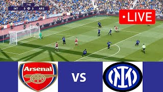 🔴Arsenal vs Inter Millan LIVE FOOTBALL MATCH TODAY I Arsenal Football Live I Pes 21 Game [upl. by Ahseenak481]