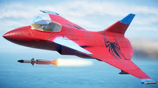 Spiderman Jet Fighter WAR How Destructive Nuclear Option [upl. by Anayaran]