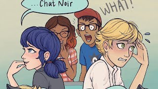 One Way For Adrien To Find Out 😬  Miraculous Ladybug Comic Dub [upl. by Ecilahc772]