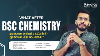 WHAT AFTER BSc CHEMISTRY   Careers in Chemistry [upl. by Atinod]