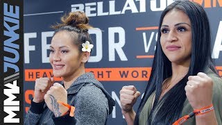 IlimaLei Macfarlane vs Veta Arteaga face off [upl. by Charlotta]