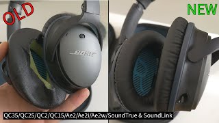 How To Remove amp Replace Bose Quietcomfort Earpads Cushions [upl. by Eamon745]