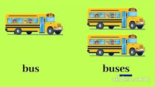 Singular And Plural Nouns  s and es  English Grammar For Kids [upl. by Allisirp]