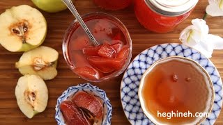 How to Make Quince Preserves  Fruit Preserves Heghineh Cooking Show [upl. by Auoz]