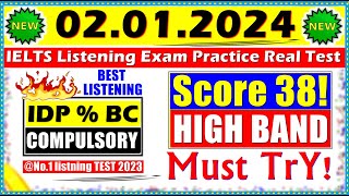 IELTS LISTENING PRACTICE TEST 2023 WITH ANSWERS  02012024 [upl. by Bobbye557]