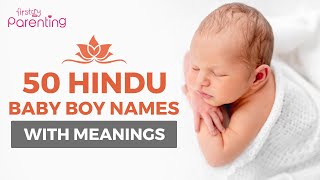 50 Hindu Baby Boy Names With Meanings From A to Z  Hindu Boy Names  Baby Boy Names [upl. by Oletta]