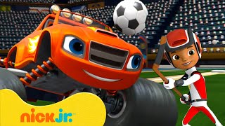 Blaze Plays in the Gold Medal Games ⚽️ Blaze and the Monster Machines  Nick Jr [upl. by Season]