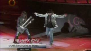 Guns N Roses en Venezuela 2010  Nota del Concierto Noticias Globovision [upl. by Agueda]