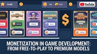 podcast  Monetization in Game Development From FreetoPlay to Premium Models [upl. by Nyram60]