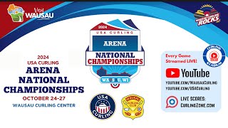 Jennifer Asis vs Katie Feldman  Draw 10  USA Curling Arena National Championships D [upl. by Lytsirhc]