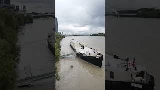 The Danube overflowed its banks in Bratislava rain shorts short [upl. by Dunseath]