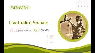 Actualité sociale du 17 septembre 2024  QuickMS X Capstan [upl. by Auohs]