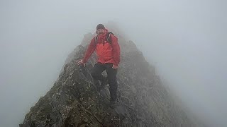 Crib Goch A Sketchy Hike [upl. by Assenahs955]