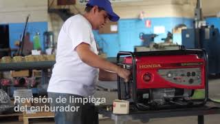 Mantenimiento a generador eléctrico HONDA [upl. by Ahker]