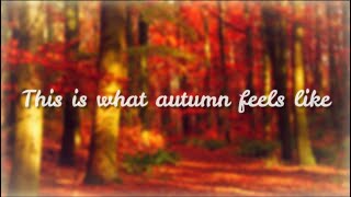 JVKE  This is what autumn feels like  Lyrics [upl. by Gone]