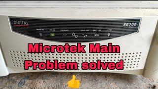 Microtek Main Problem solved 💪😄👌  HarshRaj Electronic [upl. by Enyamert]