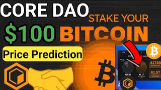 Core DAO 100 Good NewsCore BTCFi 6084 BTC STAKEDCore DAO Price PredictionCrypto Currency News [upl. by Eentrok82]