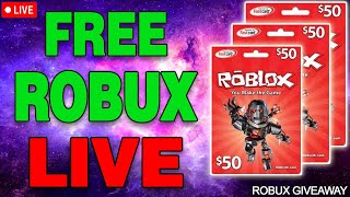 FREE ROBUX CODES LIVE  ROBLOX GIFT CARD CODES GIVEAWAY [upl. by Mandy]