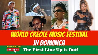 Countdown to Dominicas World Creole Music Festival Artist Lineup Revealed [upl. by Stacee]