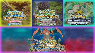 Pokemon Mystery Dungeon  All Normal Boss Battle Themes [upl. by Mhoj81]