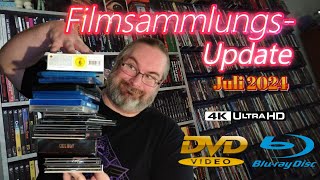 🆕 DIE NEUZUGÄNGE MEINER FILMSAMMLUNG Juli 2024  Sommerliches Update mit Mediabooks und anderem [upl. by Iong]